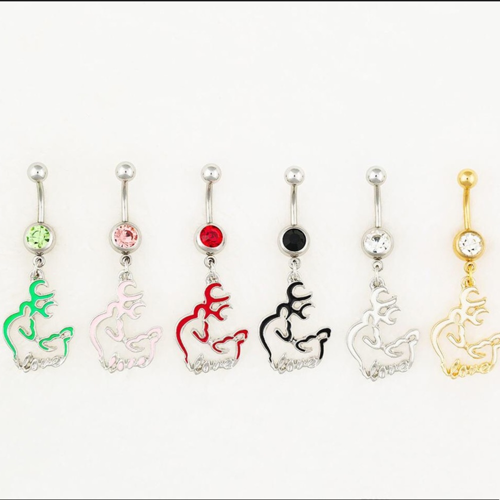 Browning Stainless Steel Belly Button Ring